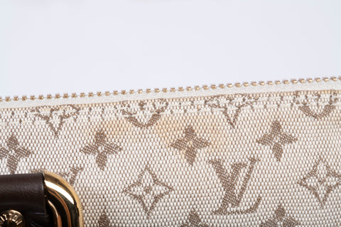 Authentic Louis Vuitton Mini Monogram Alma Long Kaki
