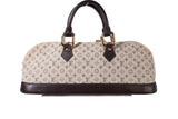 Authentic Louis Vuitton Mini Monogram Alma Long Kaki