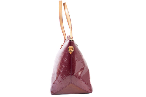 Authentic Louis Vuitton GM Monogram Vernis Bellevue Violette Tote Bag