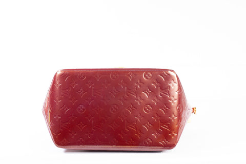 Authentic Louis Vuitton GM Monogram Vernis Bellevue Violette Tote Bag