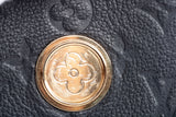 Authentic Black Louis Vuitton Monogram Empreinte Rosy Wallet On Chain