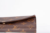 Authentic Louis Vuitton Monogram Canvas Sarah Wallet