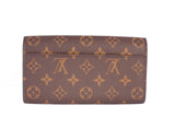 Authentic Louis Vuitton Monogram Canvas Sarah Wallet