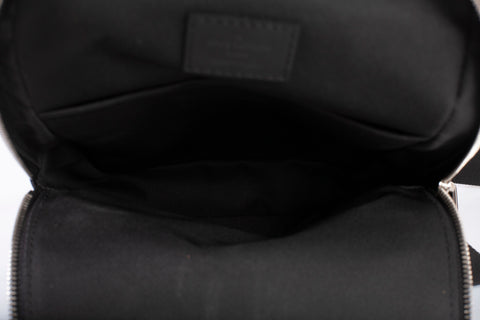 Authentic Black Louis Vuitton Damier Infini Avenue Sling Bag