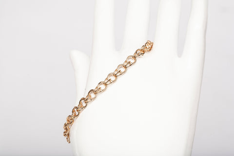Ladies 14k Yellow Gold Multi-Link Bracelet Size 6.75"