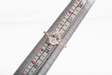 New Oval Cut Lab Grown Diamond 2.72 TCW Snowdrift Sett. Engagement Ring 14k Yellow G old