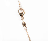 Ladies 14k Yellow Gold Black Onyx Bar Necklace 18''