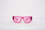 Authentic Salvatore Ferragamo Transparent Pink Sunglasses SF1077S