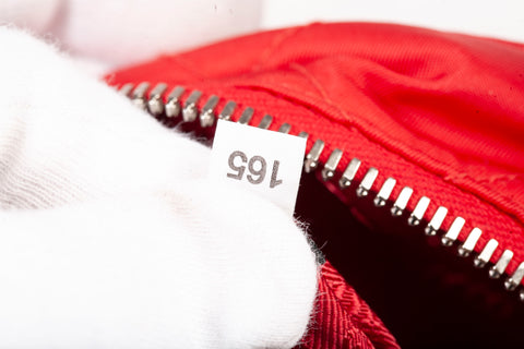 Authentic Ladies Red Prada Quilted Tesstuto Impuntu Mini Backpack