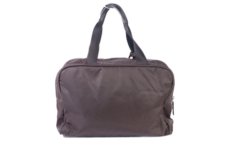 Authentic Prada Vintage Brown Tessuto Nylon Handbag