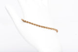 14k Yellow Gold Rope Chain Bracelet