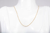 Ladies 14k Yellow Gold Rope Style Chain 16"