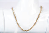 Unisex 14k Yellow Gold Rope Style Chain 24"
