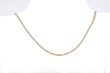 Ladies 14k Yellow Gold Dainty Rope Style Chain 22"