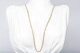 14k Yellow Gold Rope Style Chain 18.5"