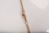 Unisex 14k Yellow Gold Rope Style Chain 24"