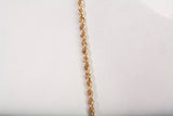 Unisex 14k Yellow Gold Rope Style Chain 24"