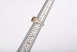 Ladies Sterling Silver .925 Bezel Citrine Ring Size 7