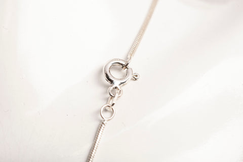 Abalone .925 Sterling Silver Necklace 15"