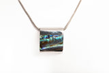 Abalone .925 Sterling Silver Necklace 15"