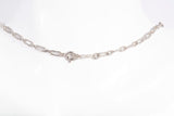 Authentic Tiffany & Co. .925 Sterling Silver Heart Lock Pendant Necklace 26"