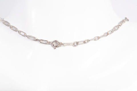 Authentic Tiffany & Co. .925 Sterling Silver Heart Lock Pendant Necklace 26"