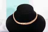 Authentic Tiffany & Co. 14k Byzantine Braid Russian Weave Necklace 16"