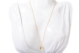 Authentic Tiffany & Co. 18k Yellow Gold Elsa Peretti Open Heart Pendant Necklace