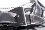 Authentic Black Gucci Dialux Queen Bow Hobo Bag