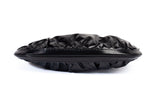 Authentic Black Gucci Dialux Queen Bow Hobo Bag
