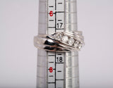 Men's 10k White Gold .20TCW Diamond Wedding Band