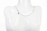 Ladies 18k White Gold Wheat Chain 16"