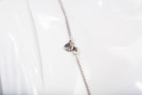 Ladies 18k White Gold Wheat Chain 16"