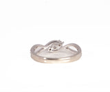 Ladies 14k White Gold .24TCW Diamond Fashion Ring Size 7