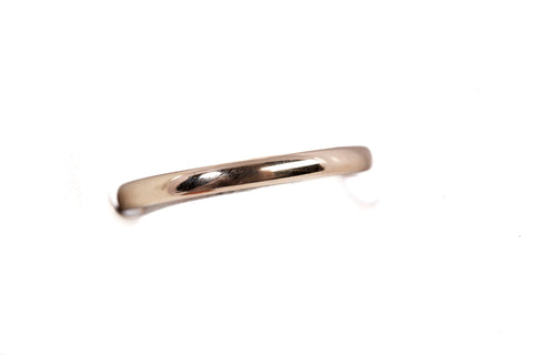 Ladies 14k Yellow Gold 2.1mm Classic Wedding Band Size 7