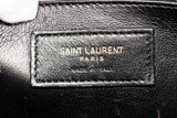 Authentic Yves Saint Laurent Black Medium Envelope Triquilt Gold Chain Shoulder Bag