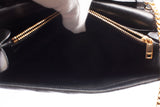 Authentic Yves Saint Laurent Cassandre Matelasse Black Leather Wallet on Chain