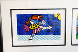 Romero Britto Hand Embellished Artist Proof "Seasons of Miracles-Suite of 4"