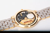 Authentic Movado Vintage Ladies Moon Phase Quartz Gold Tone Day Date Watch