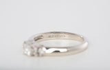Ladies .16TCW 14K White Gold Engagement Ring